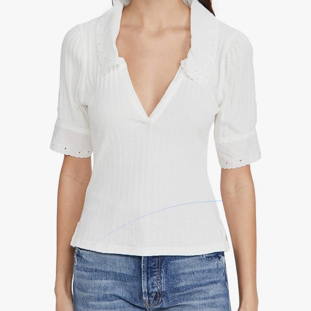 Free people Roxy Collar top Jasmine combo top M